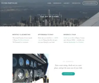 Flyingparticles.org(Flying Particles) Screenshot
