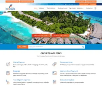 Flyingroups.com(Flight Group Bookings) Screenshot