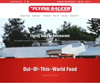 Flyingsaucerrestaurant.com(Flying Saucer Restaurant Niagara Falls Family Dining) Screenshot