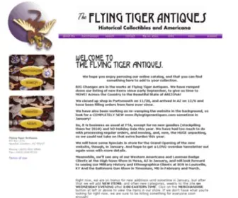 Flyingtigerantiques.com(Flying Tiger Antiques Historical Collectibles and Americana) Screenshot