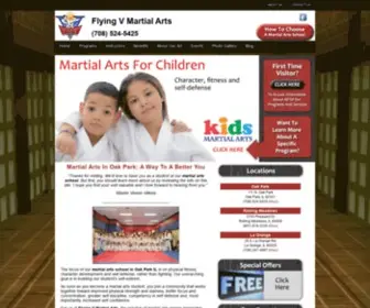 FlyingVmartialarts.com(FLYING V MARTIAL ARTS) Screenshot