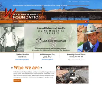 Flyingwranchfoundation.org(The Flying W Ranch Foundation) Screenshot