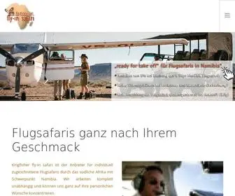 Flyinsafari.de(Kingfisher fly in Safari) Screenshot