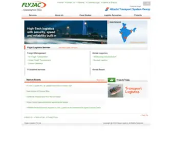 FLyjaclogistics.com(Steadfast and Consistent Logistics Solutions for Enterprise) Screenshot