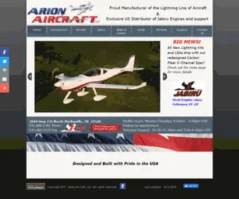 FLylightning.net(Home of Arion Aircraft) Screenshot