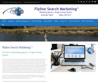 FLylinesearchmarketing.com(Marketing Agency) Screenshot