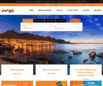 FLymango.co.za(flymango) Screenshot