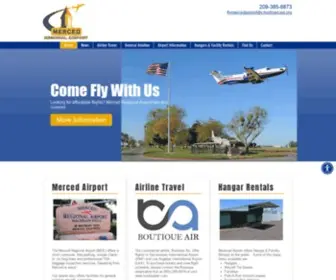 FLymercedairport.com(Mercedairport) Screenshot