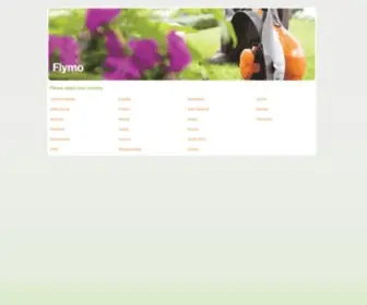 FLymo.com(For over 50 years Flymo has gardening equipment) Screenshot