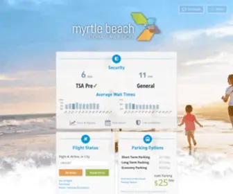 FLYMYRtlebeach.com(Myrtle Beach International Airport) Screenshot