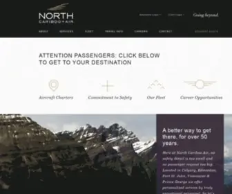 FLYnca.com(North Cariboo Air) Screenshot