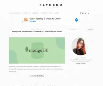 FLynerd.pl(Programowanie, praca w IT i jedzenie roślin) Screenshot