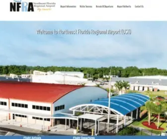 FLYNF.com(Northeast Florida Regional Airport) Screenshot