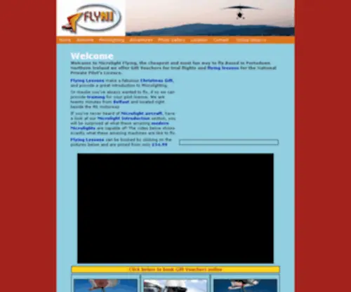 FLyni.co.uk(Flying Lessons Northern Ireland) Screenshot