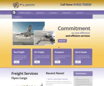 FLYNncargo.com(Freight Services by Flynn CargoFlynn Cargo) Screenshot