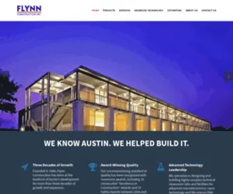 FLYNnconstruction.com(Flynn Construction) Screenshot