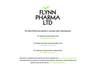 FLYNNpharma.com(Flynn Pharma) Screenshot