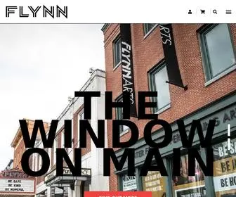 FLYNNVT.org(Flynn Center) Screenshot