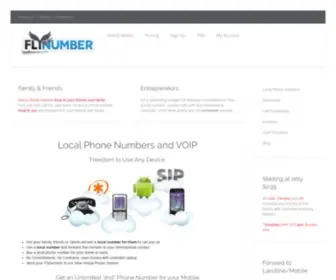 FLynumber.com(Virtual Phone Numbers and optional PBX Phone system) Screenshot