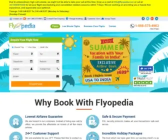Flyopedia.com(Book Air Tickets) Screenshot