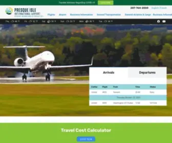 FLYpresqueisle.com(Fly Presque Isle) Screenshot