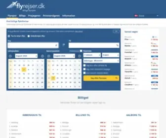 FLyrejser.dk(Sammenlign på) Screenshot