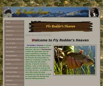 FLyroddersheaven.net(Fly Fishing Fly Tying and Tackle Stolre) Screenshot