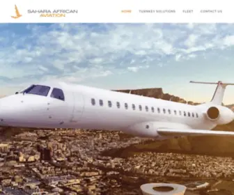 FLysahara.co.za(Sahara African Aviation) Screenshot