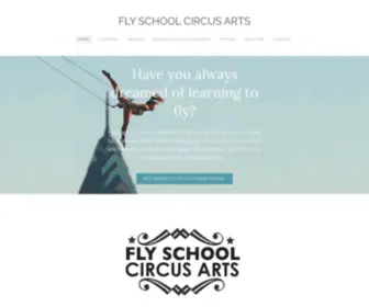 FLYSchoolcircusarts.com(Fly School Circus Arts) Screenshot