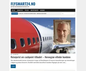 FLYsmart24.no(Nyheter om reise og luftfart) Screenshot
