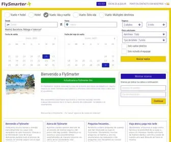 FLYsmarter.es(Vacaciones baratas en FlySmarter) Screenshot