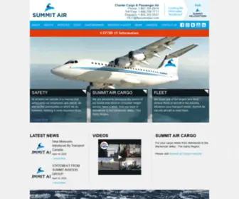 FLysummitair.com(Charter Cargo and Passenger Aviation) Screenshot