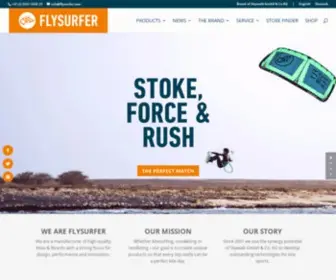 FLysurfer.com(FLYSURFER est.ahead of its time) Screenshot