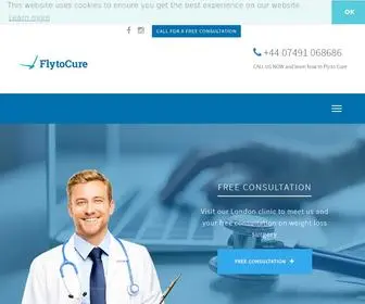 FLytocure.com(Fly to Cure) Screenshot