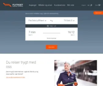 FLytoget.no(Den raskeste veien til Oslo Lufthavn) Screenshot
