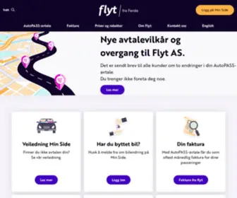 FLYtpass.no(AutoPASS fra Ferde blir til Flyt) Screenshot