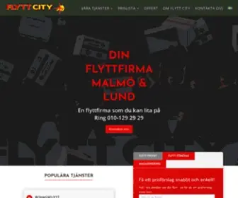 FLYTtcity.se(Flyttfirma Malmö & Lund) Screenshot