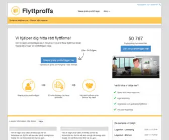 FLYTTproffs.se(Hitta en seriös flyttfirma) Screenshot
