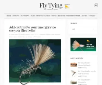 FLYtying.ro(Tying flies & fly tying materials) Screenshot