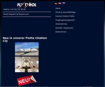 FLYTyrol.com(Custom description for seo) Screenshot