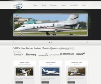 Flyujet.com(Jet Charter Boca Raton Universal Jet) Screenshot