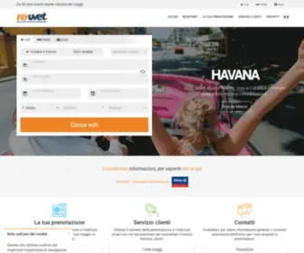 Flyuvet.it(Voli low cost e offerte biglietti aerei economici) Screenshot