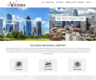 FLyvictoriatx.com(Victoria Regional Airport) Screenshot