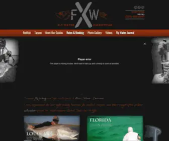 FLywaterexpeditions.com(Louisiana Fly Fishing for Redfish) Screenshot