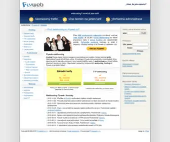 FLyweb.cz(CenovÄ výhodné domény) Screenshot