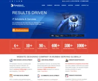 FLywebtech.com(Flywebtech Services India No.1 Web Designing Company) Screenshot
