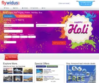 FLywidus.com(Booking Air Tickets) Screenshot