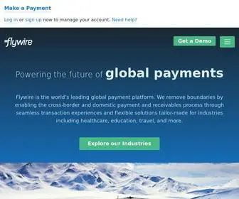 FLywire.com(The global payments and software experts) Screenshot