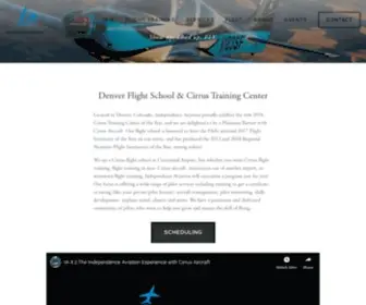 FLywithia.com(Denver Cirrus Flight School and an awarded #1 Cirrus Training Center. Independence Aviation) Screenshot