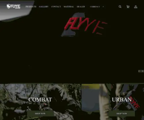 FLyyeindustries.com(Flyye Industries) Screenshot